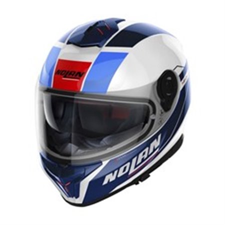 NOLAN N88000538-050-S - Helmet full-face helmet NOLAN N80-8 MANDRAKE N-COM 50 colour blue/red/white, size S unisex