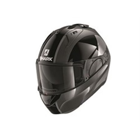 SHARK HE9806E-AKA-M - Helmet Flip-up helmet SHARK EVO ES ENDLESS colour black/grey, size M unisex