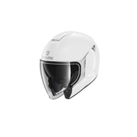 SHARK HE1920E-WHU-XL - Helmet open SHARK CITYCRUISER BLANK colour white, size XL unisex
