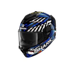 SHARK HE7072E-KYB-S - Helmet full-face helmet SHARK SPARTAN GT E-BRAKE colour black/blue/white, size S unisex