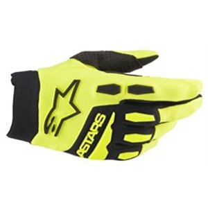 3563622/551/S Gloves cross/enduro ALPINESTARS MX FULL BORE colour black/fluores