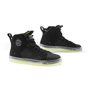 FAL885-22-009-45 Leather boots touring STARBOY 3 FALCO colour black/fluorescent/ye