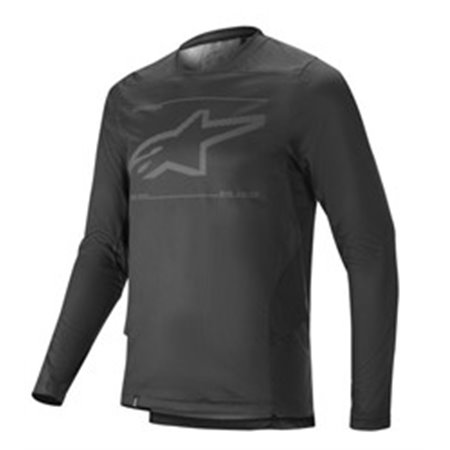ALPINESTARS MTB 1766420/10/M - T-shirt cycling ALPINESTARS DROP 6.0 L/S JERSEY colour black, size M (long sleeve)