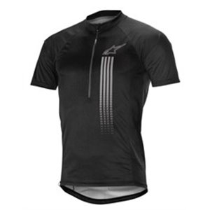 ALPINESTARS MTB 1763319/10/L - T-shirt cycling ALPINESTARS ELITE V2 SS JERSEY colour black, size L (short sleeve)