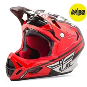 FLY MTB FLYMTB 73-9207M - Helmet bike FLY WERX (Mips) RIVAL colour black/red/white, size M unisex