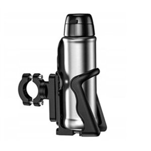 4 RIDE UCH000194 - Bottle/water bottle/ thermos grip (Handlebars grip, colour Black assembled to steering wheel)