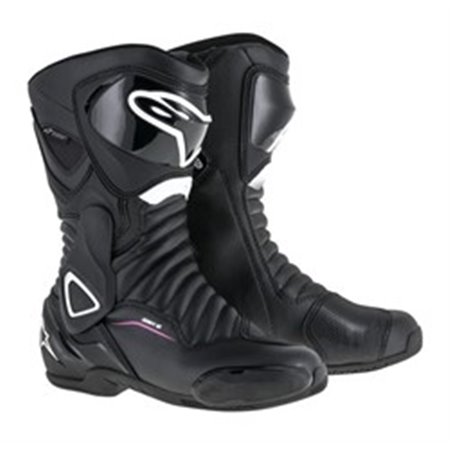 ALPINESTARS 2243117/1239/36 - Leather boots sports STELLA SMX-6 V2 DRYSTAR ALPINESTARS colour black/fuchsia/white, size 36