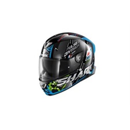 SHARK HE4954E-KBG-S - Helmet full-face helmet SHARK SKWAL 2.2 NOXXYS colour black/blue/green/purple, size S unisex