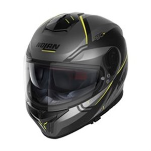 NOLAN N88000529-025-L - Helmet full-face helmet NOLAN N80-8 ASTUTE N-COM 25 colour anthracite/black/yellow, size L unisex