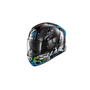 SHARK HE4954E-KBG-XS - Helmet full-face helmet SHARK SKWAL 2.2 NOXXYS colour black/blue/green/purple, size XS unisex