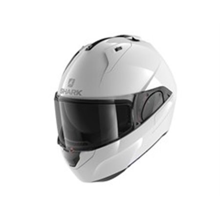 SHARK HE9800E-WHU-XS - Helmet Flip-up helmet SHARK EVO ES BLANK colour white, size XS unisex