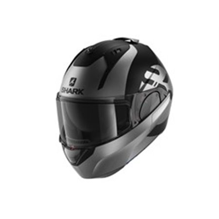 HE9809E-KAK-XS Helmet Flip up helmet SHARK EVO ES KEDJE colour anthracite/black/