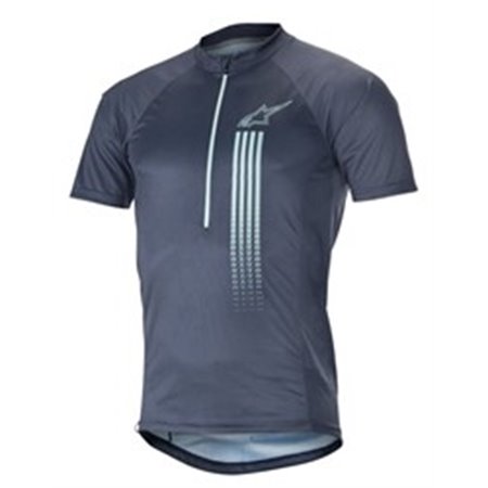 ALPINESTARS MTB 1763319/7770/L - T-shirt cycling ALPINESTARS ELITE V2 SS JERSEY colour navy blue, size L (short sleeve)