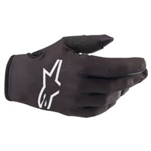 3541822/10/M Gloves cross/enduro ALPINESTARS MX YOUTH & KIDS RADAR colour blac