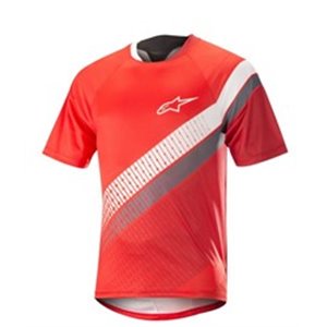 ALPINESTARS MTB 1766018/332/S - T-shirt cycling ALPINESTARS PREDATOR colour red/white, size S