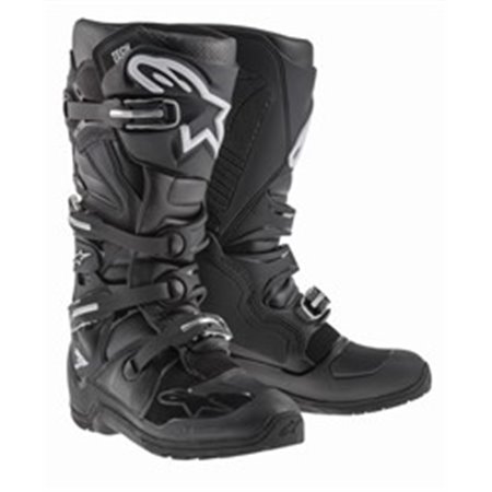 ALPINESTARS MX 2012114/10/7 - Leather boots cross/enduro TECH 7 ENDURO ALPINESTARS MX colour black, size 7