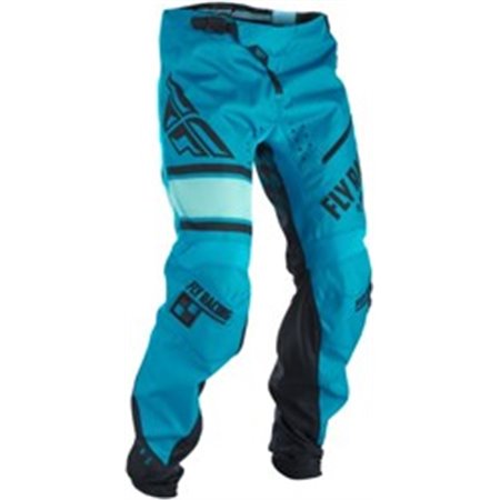 FLYMTB 371-02118 spodnie rowerowe FLY KINETIC kolor czarny/niebieski, suurus 18