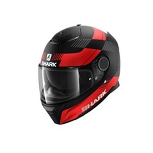 SHARK HE3439E-KRA-XL - Helmet full-face helmet SHARK SPARTAN 1.2 STRAD colour anthracite/black/matt/red, size XL unisex