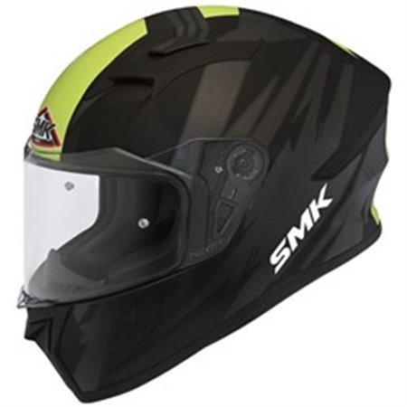 SMK SMK0110/18/MA264T/2XL - Helmet full-face helmet SMK STELLAR TREK MA264 colour grey/matt/yellow, size 2XL unisex