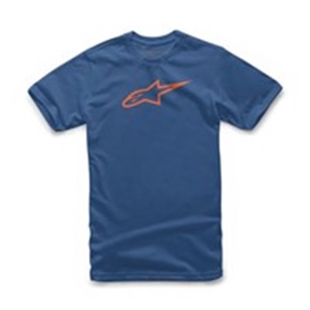 ALPINESTARS 3038-72002/7940/XL - T-shirt ALPINESTARS färg marinblå/orange, storlek XL