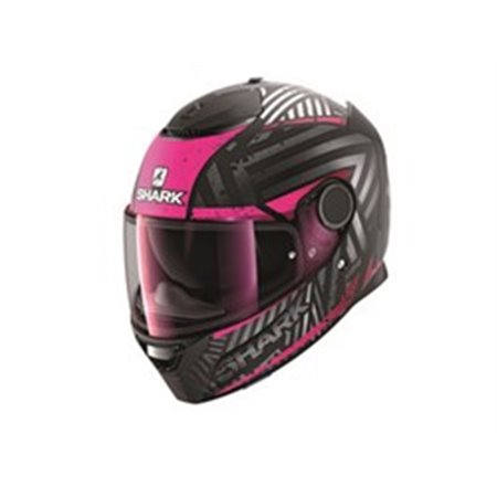 SHARK HE3441E-KVV-XXL - Helmet full-face helmet SHARK SPARTAN 1.2 KOBRAK Mat colour black/grey/matt/pink, size 2XL unisex