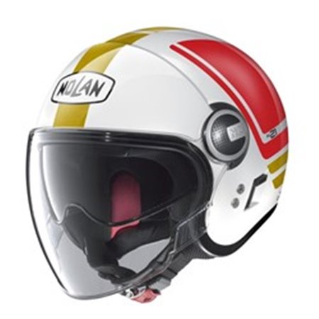 NOLAN N21000437-067-XS - Helmet open NOLAN N21 VISOR FLYBRIDGE 67 colour golden/green/red/white, size XS unisex