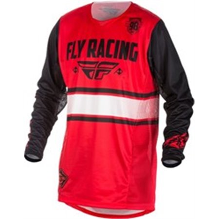 FLY MTB FLYMTB 371-422YL - T-shirt cykling FLY KINETIC ERA färg svart/röd, storlek L