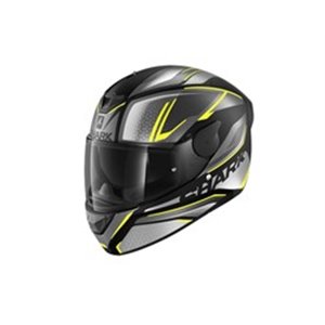 SHARK HE4057E-KAY-M - Helmet full-face helmet SHARK D-SKWAL 2 DAVEN colour black/grey/matt/yellow, size M unisex