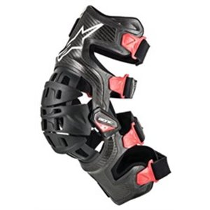 ALPINESTARS MX 6500419/13/L - Knee stabilizer ALPINESTARS MX BIONIC-10 CARBON colour black/red, size L (left knee)