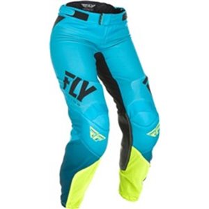 FLY FLY 372-63109 - Trousers cross/enduro FLY RACING Women's Lite colour blue/fluorescent/yellow, size 11/12