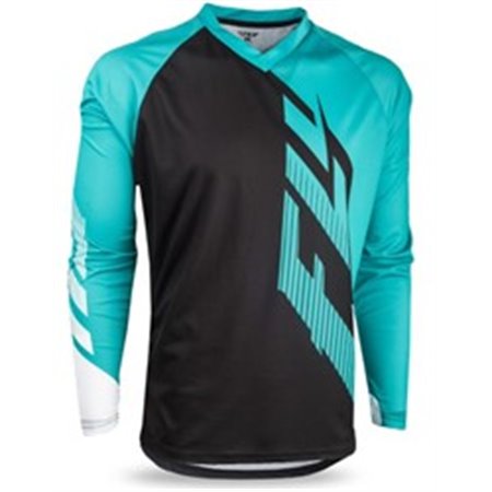 FLY MTB FLYMTB 352-0766S - T-shirt cycling FLY RADIUM colour black/blue/white, size S