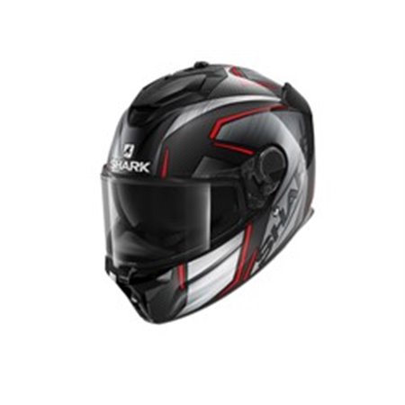 SHARK HE7008E-DUR-XXL - Helmet full-face helmet SHARK SPARTAN GT CARBON KROMIUM colour black/carbon/chrome/grey/red, size 2XL un