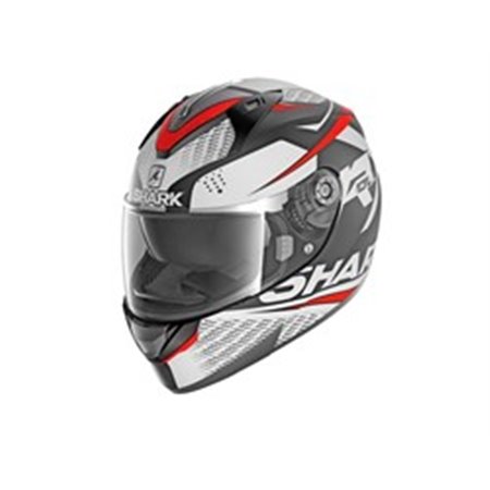 SHARK HE0543E-KWR-S - Helmet full-face helmet SHARK RIDILL STRATOM colour black/matt/red/white, size S unisex