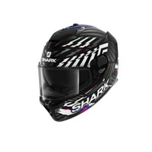 SHARK HE7073E-KBA-M - Helmet full-face helmet SHARK SPARTAN GT E-BRAKE colour anthracite/black/white, size M unisex