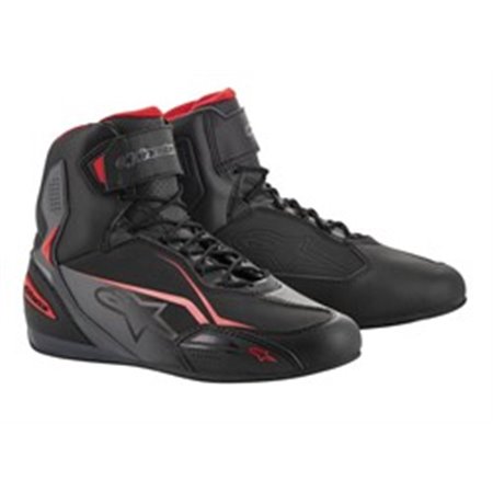 ALPINESTARS 2510219/131/8 - Leather boots touring FASTER-3 ALPINESTARS colour black/grey/red, size 8