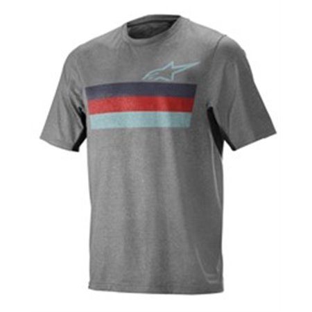 ALPINESTARS MTB 1763919/958/M - T-shirt cycling ALPINESTARS ALPS 6.0 SS JERSEY colour grey/red, size M (short sleeve)