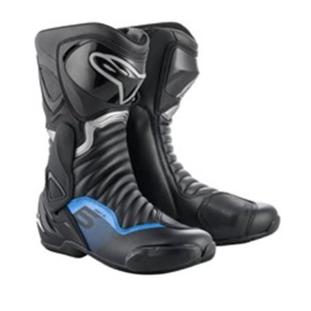 ALPINESTARS 2223017/1177/38 - Leather boots sports SMX-6 V2 ALPINESTARS colour black/blue/silver, size 38