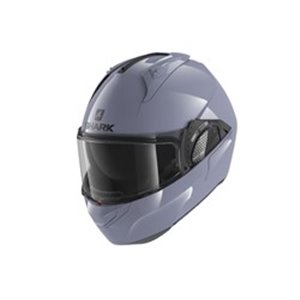 SHARK HE8910E-S01-XL - Helmet Flip-up helmet SHARK EVO-GT BLANK colour grey, size XL unisex