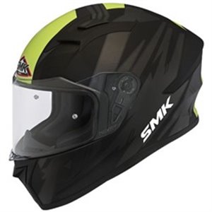 SMK SMK0110/18/MA264T/S - Helmet full-face helmet SMK STELLAR TREK MA264 colour green/grey/matt, size S unisex