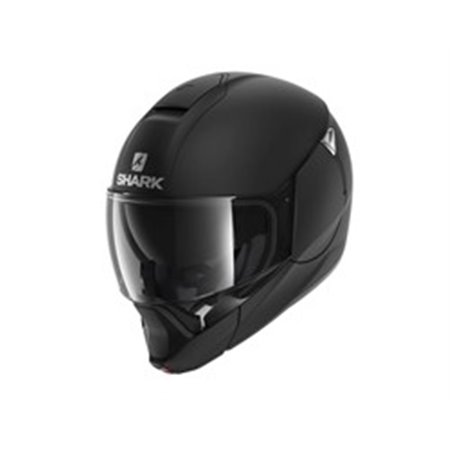 SHARK HE8801E-KMA-M - Helmet Flip-up helmet SHARK EVOJET BLANK colour black/matt, size M unisex