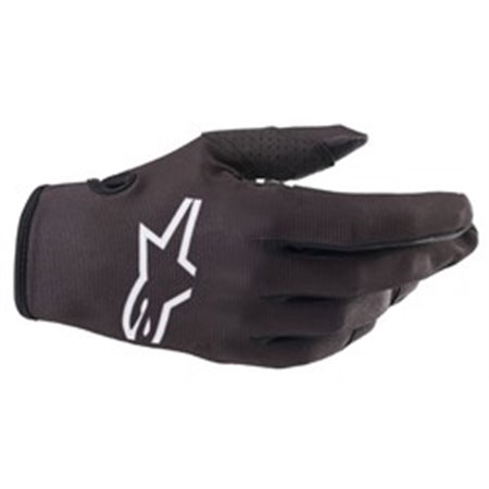 3561822/10/M Gloves cross/enduro ALPINESTARS MX RADAR colour black, size M