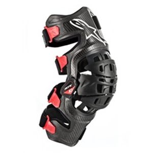 ALPINESTARS MX 6500319/13/XL-2XL - Knee stabilizer ALPINESTARS MX BIONIC-10 CARBON colour black/red, size 2XL/XL (right knee)