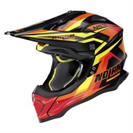 N53000616-079-S Helmet cross/enduro NOLAN N53 FENDER 79 colour black/red/yellow, 