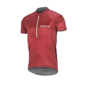 ALPINESTARS MTB 1763317/32/M - T-shirt cycling ALPINESTARS ELITE colour red/white, size M (short sleeve)