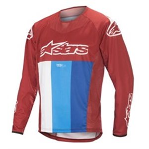 ALPINESTARS MTB 1760119/3177/L - T-shirt cycling ALPINESTARS TECHSTAR LS JERSEY colour red, size L (long sleeve)