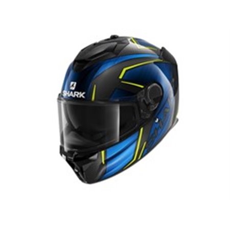 SHARK HE7008E-DUB-XL - Helmet full-face helmet SHARK SPARTAN GT CARBON KROMIUM colour black/blue/carbon/chrome, size XL unisex