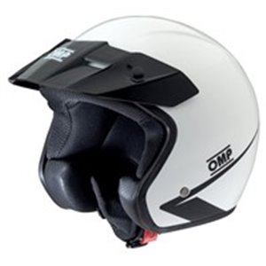 OMP RACING SC607E020L - Open rally helmet, white, STAR 2017 L, size: 600x590 mm
