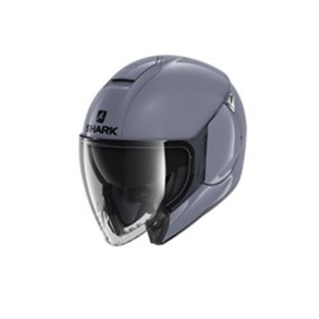 SHARK HE1920E-S01-S - Helmet open SHARK CITYCRUISER BLANK colour grey, size S unisex