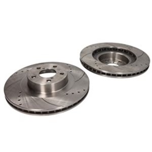 SPEEDMAX C37013JCTUO - SPEEDMAX CERT. TUV drilled/slotted brake discs set (2 pcs.), SPEEDMAX, Cut-Drilled, front ; L/R, outer di