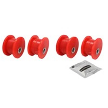 DEUTER DEUP229M - Polyurethane suspension bushings set L/R, 4pcs, fitting position: front, swingarm, hardness: 75 Sha (off-centr